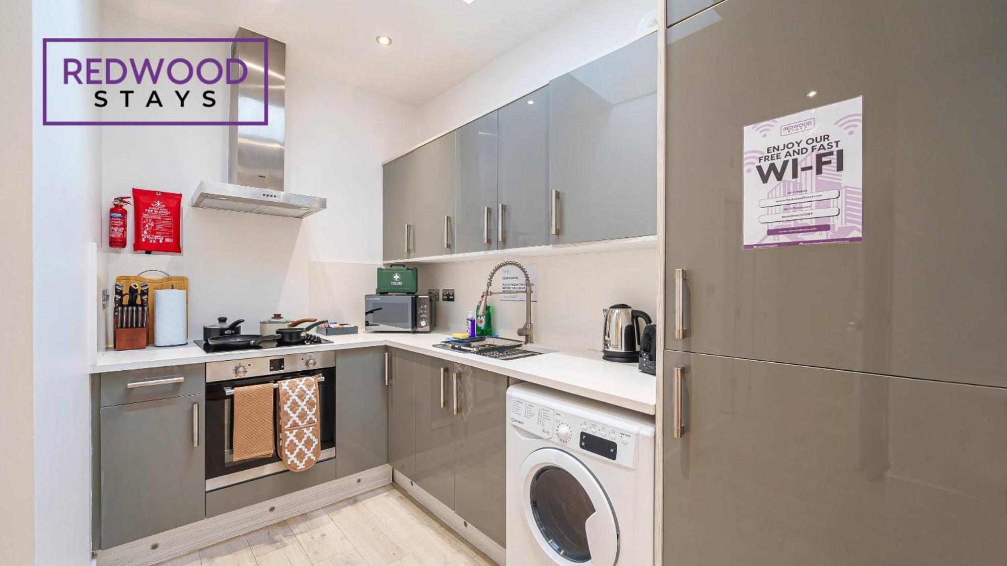 1 Bed 1 Bath Town Center Apartments For Corporates & Contractors, Wifi, Netflix And Parking On Selected Units By Redwood Stays Aldershot Exterior foto